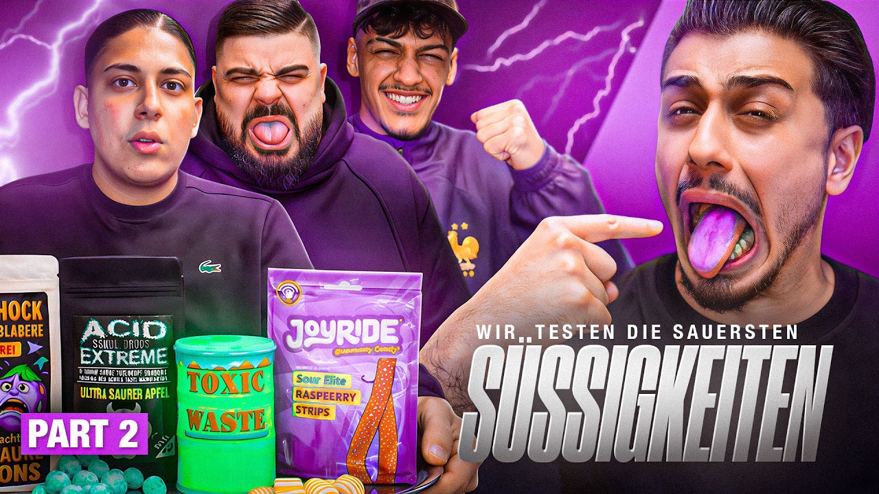 KARTAL & SAMIR TESTEN DIE SAUERSTEN S&Uuml;SSIGKEITEN DER WELT 😂