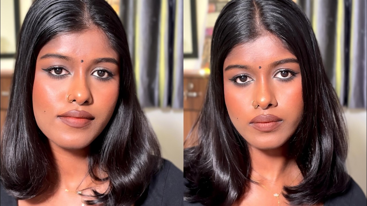 Trying KATSEYE LARA RAJ Makeup | Desi Baddie Makeup | Tamil