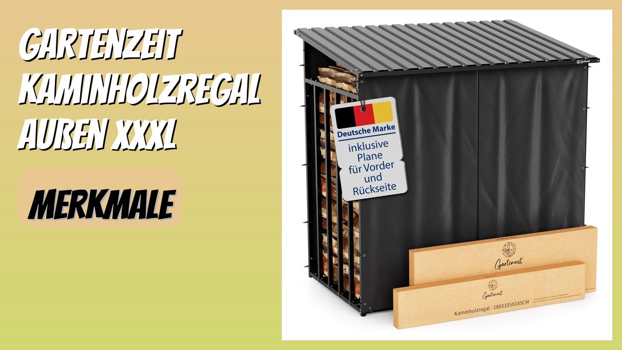 BEWERTUNG (2026): Gartenzeit Kaminholzregal Außen XXXL. Infos