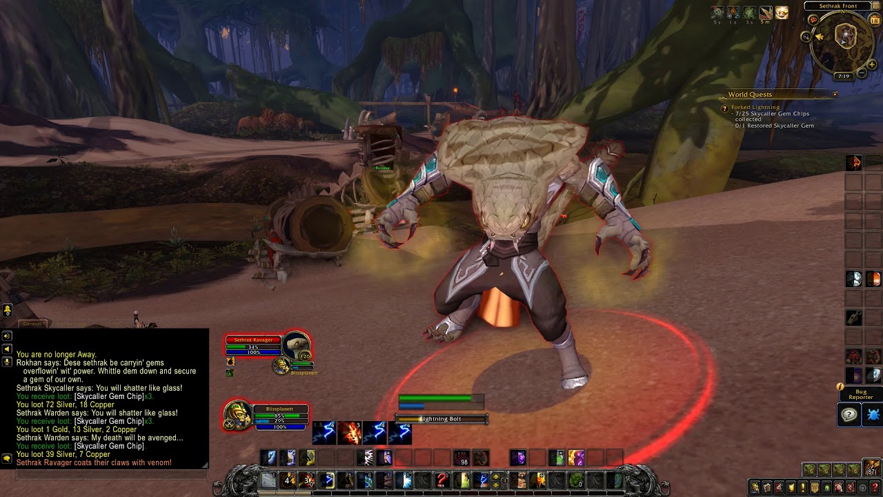Forked Lightning (Nazmir World Quest)