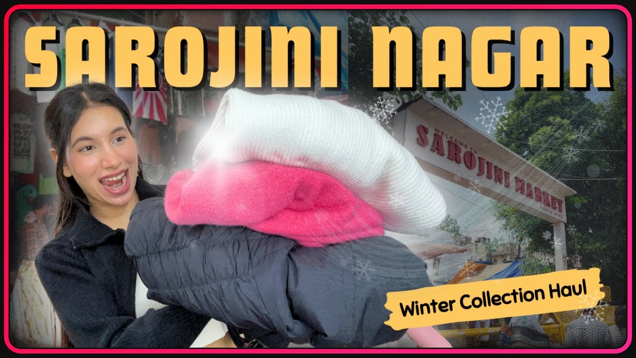 SAROJINI NAGAR WINTER COLLECTION 2024 | Best Winter Clothes Under Rs 100-500 😱 | TNVI ARORA