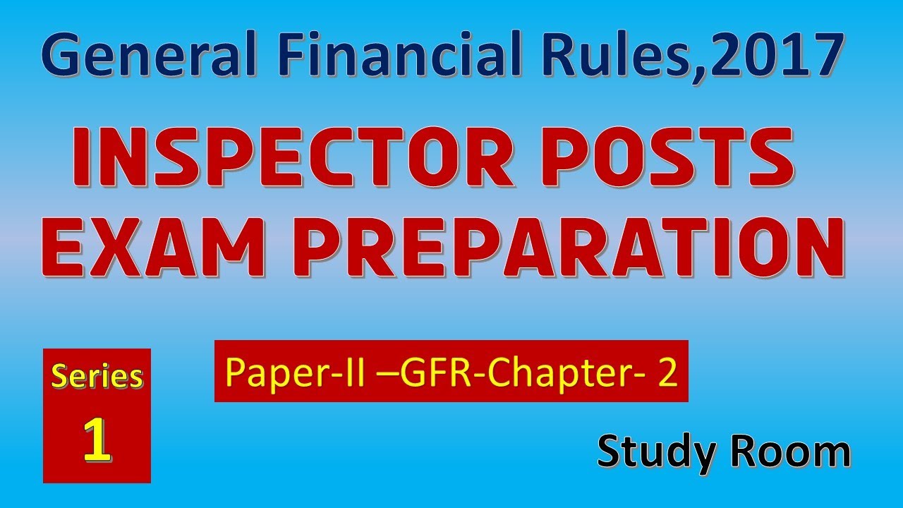 GFR Chapter 2 for IP Exam from Study Room