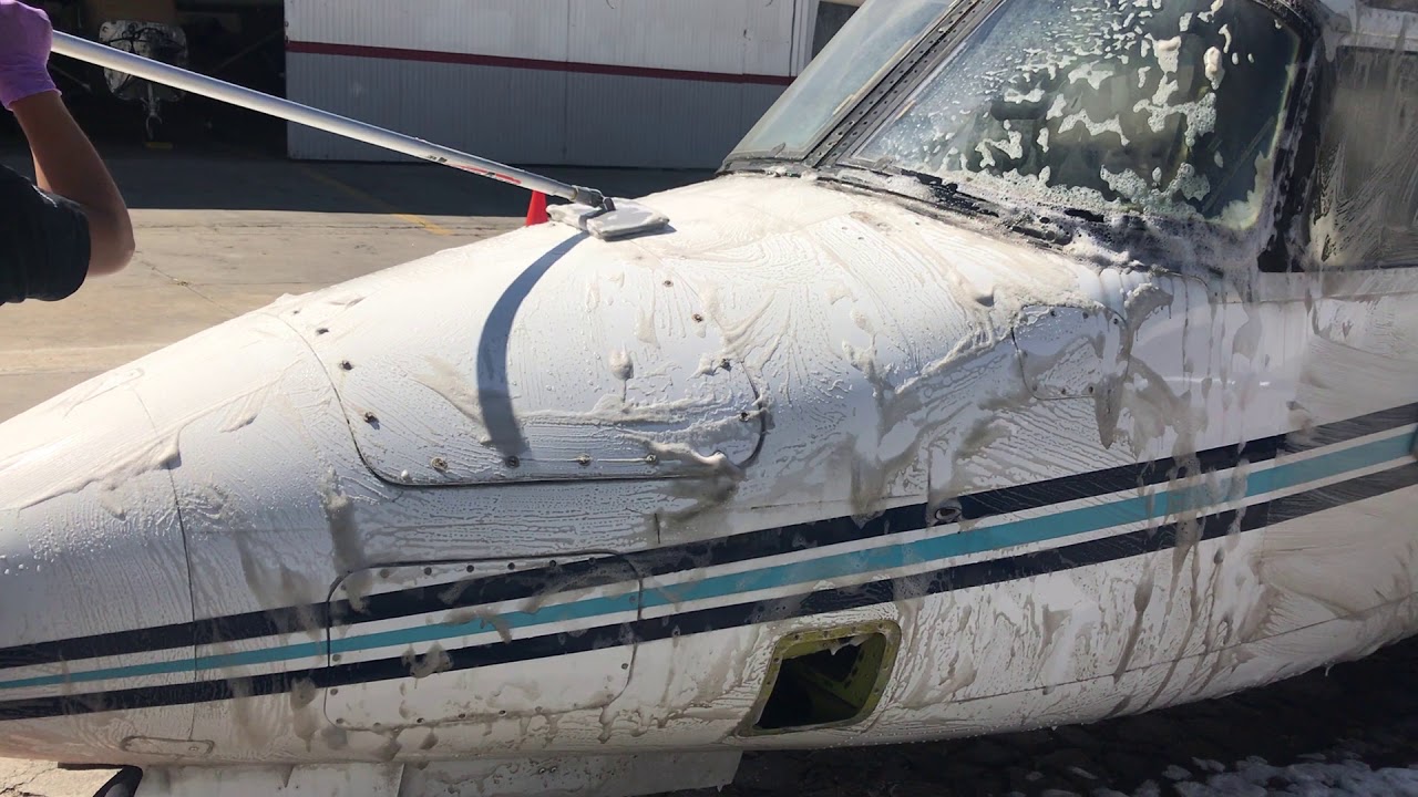 Restauracion de avion con Simple Green Extreme