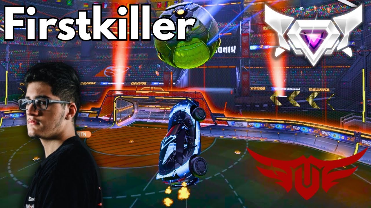 FIRSTKILLER is INSANELY OVERPOWERED in Rocket League.. (SSL 2v2)
