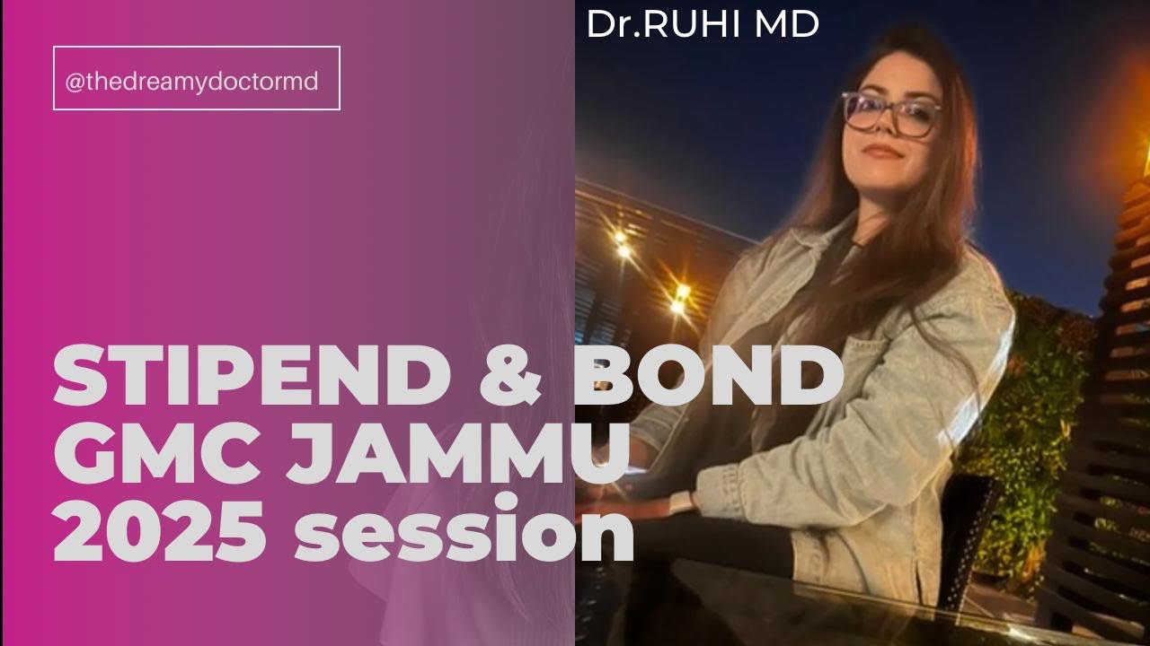 Finally the truth about Bond & Stipend in GMC Jammu 2025 &mdash; No more confusion!From a doctor GMCJMU🩺