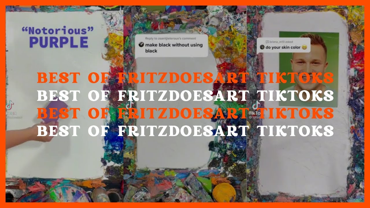 Best of FRITZDOESART TikTok Compilation #2 | ASMR TikTok Compilation | Satisfying TikTok Compilation