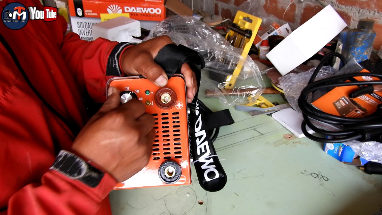 MAQUINA DE SOLDAR  EN CASA - WELDING MACHINE AT HOME