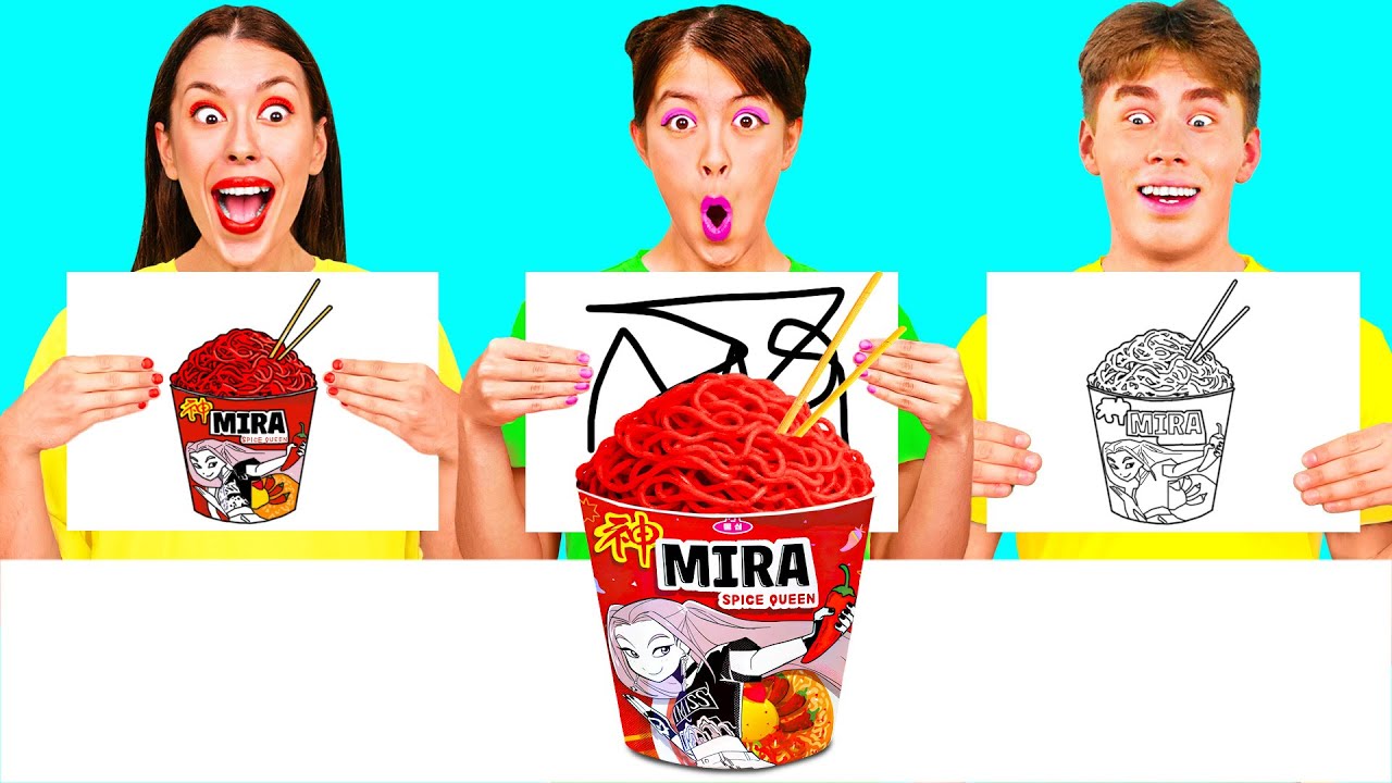 الذي يرسم من الأفضل أن تأخذ التحدي الجائزة | تحدي الرسم المجنون TaTaRa Challenge