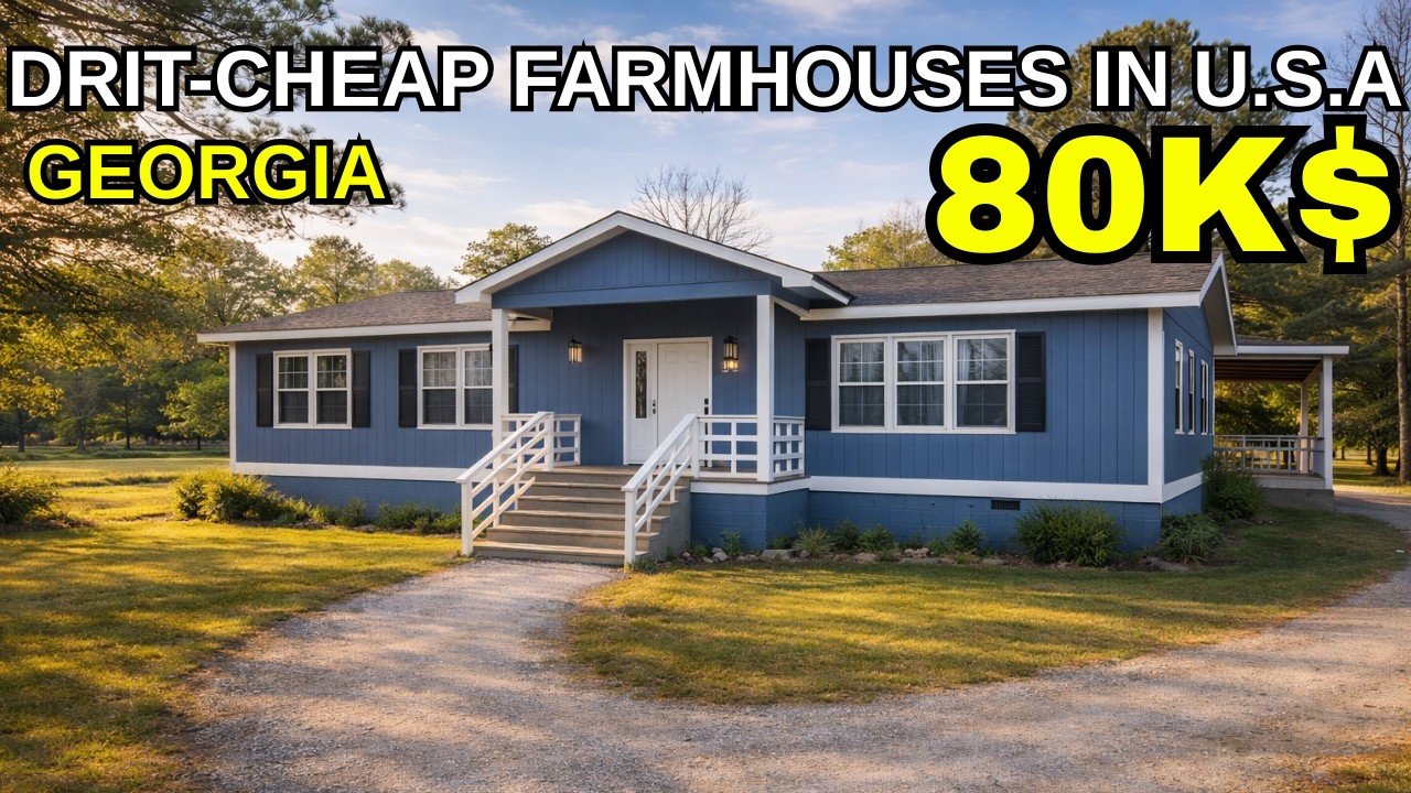 5 Dirt Cheap Georgia Farmhouses With Expansive Land That You Don’t Want To Miss