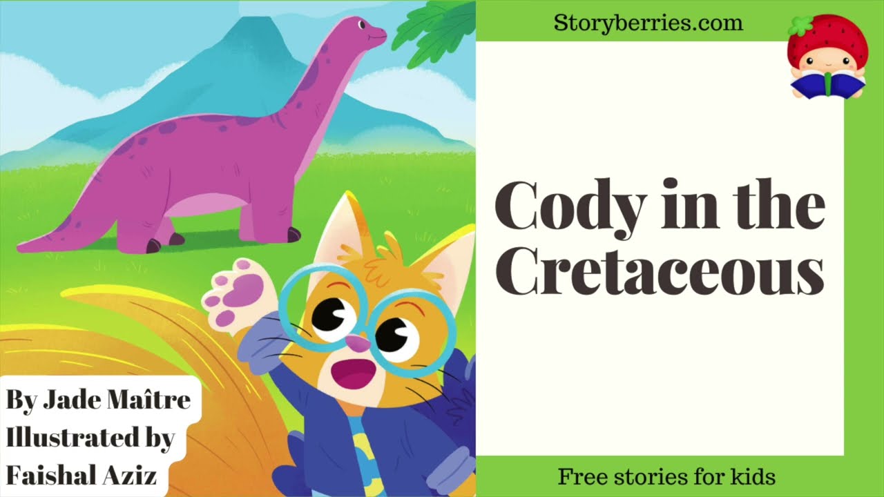 CODY IN THE CRETACEOUS #coding #logic  🍓 Read along animated picture book with English subtitles 🍓
