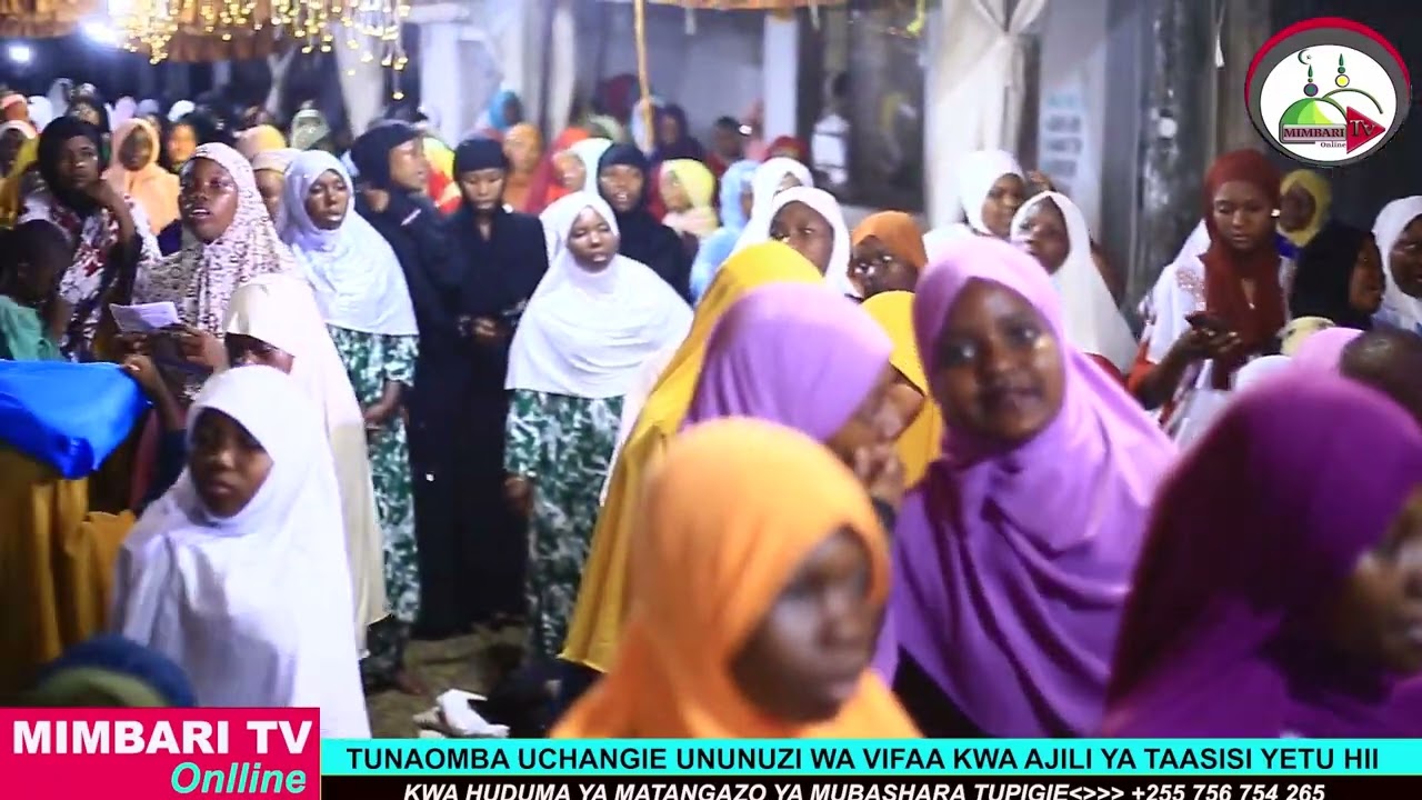 #LIVE..HAWA HAPA MAPACHA WA MTUME S.A.W HASSAN NA HUSSEN..MAULID BARZANJ FASLU YA NNE NA QIYAAM