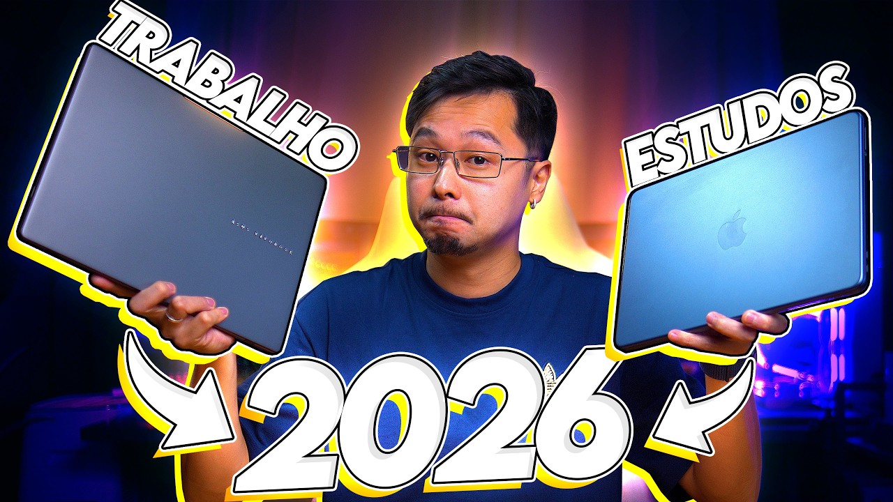 MELHORES NOTEBOOKS para PRODUTIVIDADE at&eacute; agora! Primeira metade de 2026