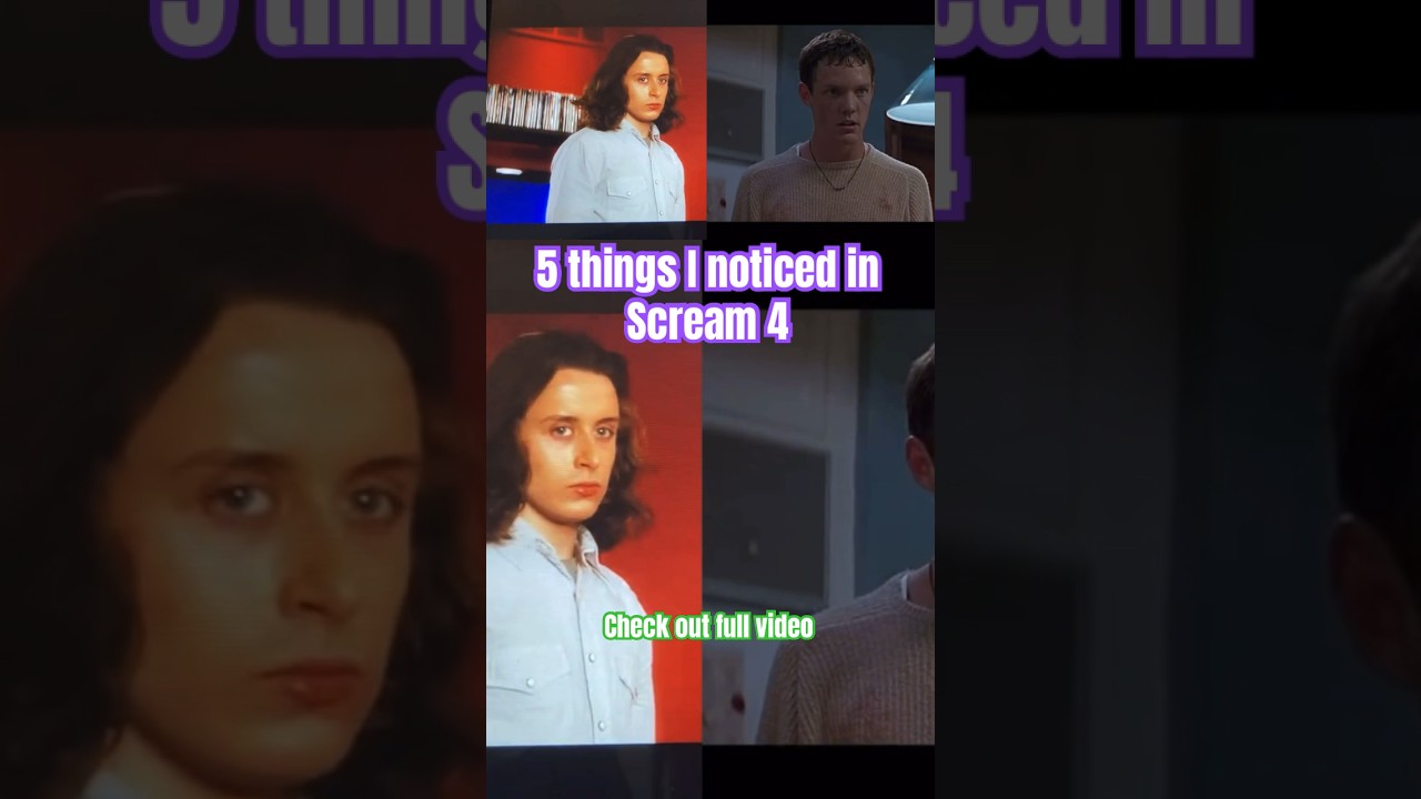 5 things I noticed in Scream 4 