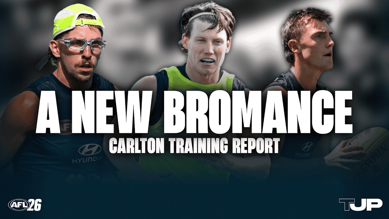 Отчет о тренировке &laquo;Карлтона&raquo;: Дружба между Джаггой Смитом и Сэмом Уолшем &mdash; это реальность.
