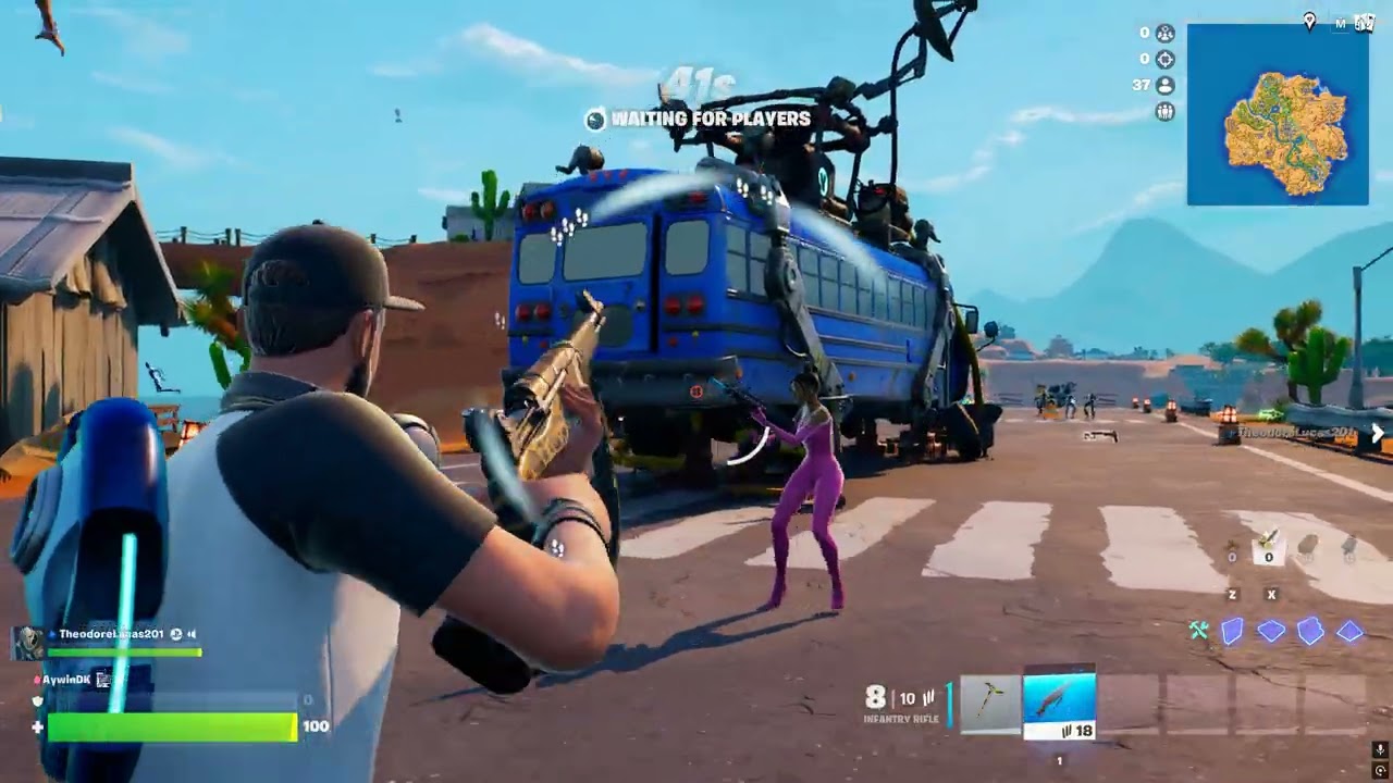 Fortnite | ... med Theodore | Reload | Gameplay | DANSK