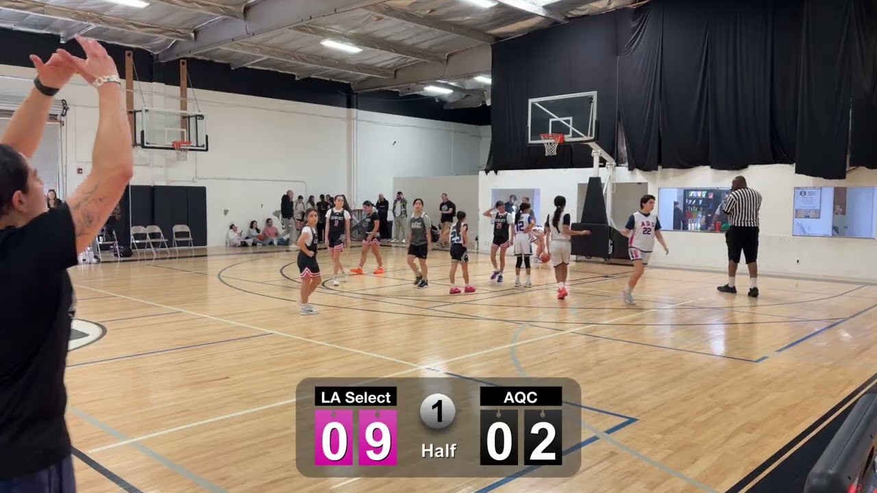 LA Select 6th grade girls 32 v AOC Green 8