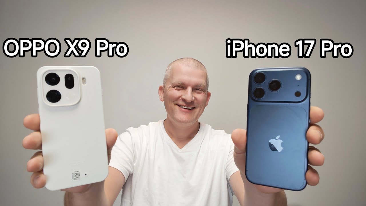 OPPO X9 PRO VS IPHONE 17 PRO  porównanie