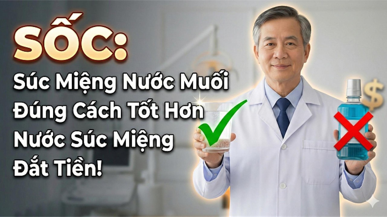 Sốc: Súc Miệng Nước Muối Đúng Cách Tốt Hơn Nước Súc Miệng Đắt Tiền!