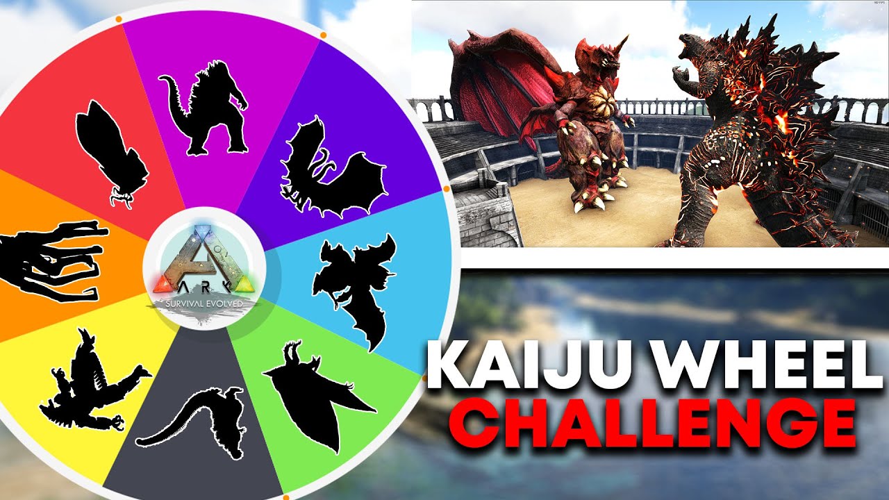 SPIN WHEEL UNTUK MEMILIH KAIJU GODZILLA, LALU KITA BERTARUNG!- Ark Survival Evolved