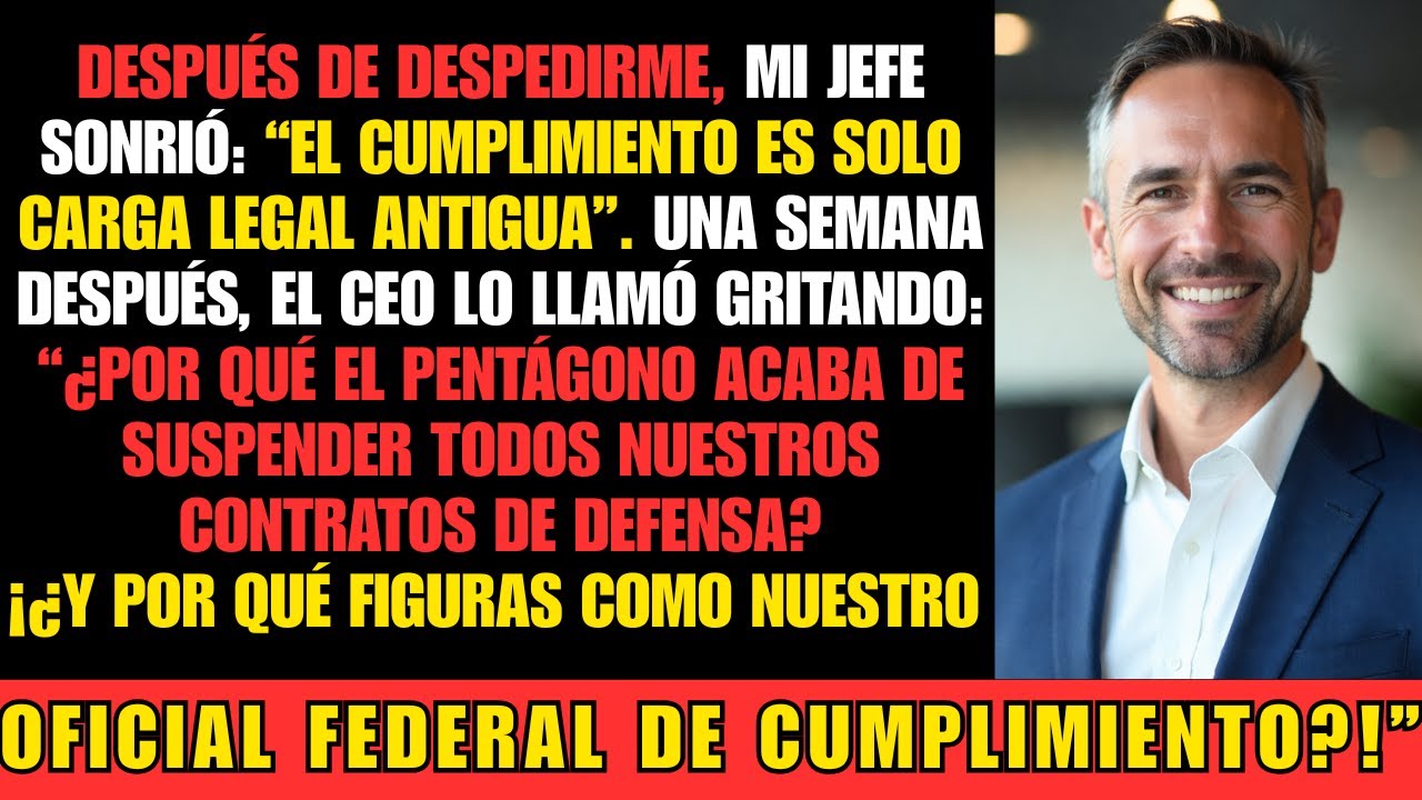 Mi jefe dijo que yo era prescindible… así que congelé contratos de defensa por 75 M