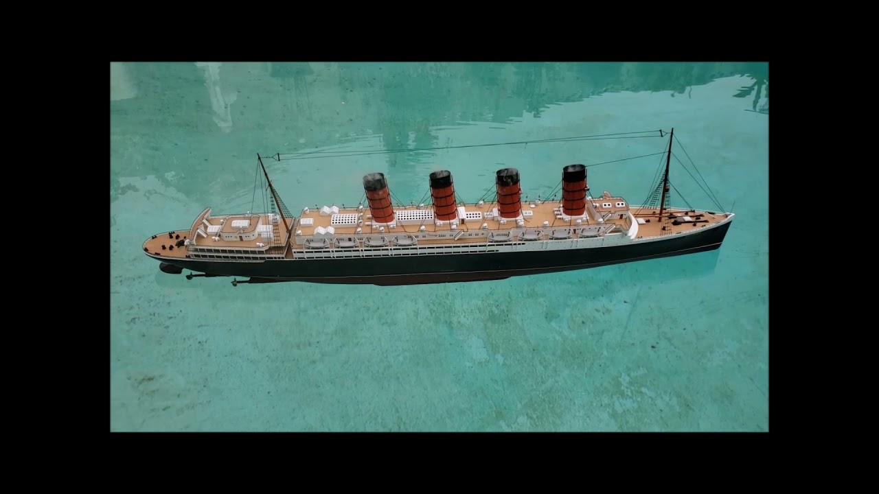 RMS Lusitania model