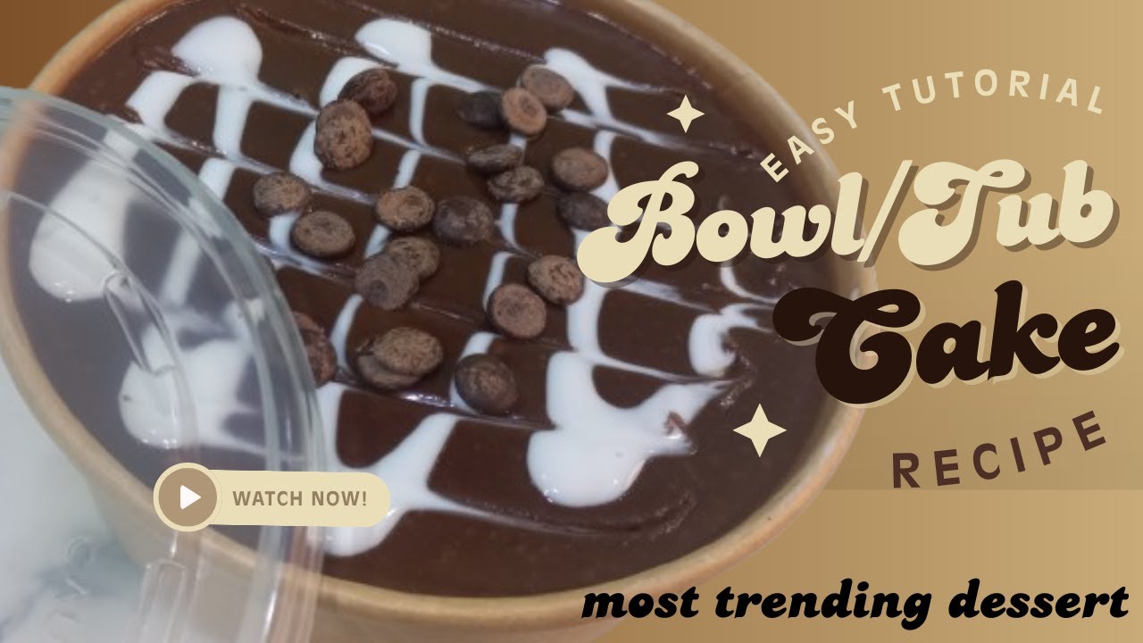 Mumbai Street Style Bowl Cake | Simple & Delicious Cake Recipe 🍰