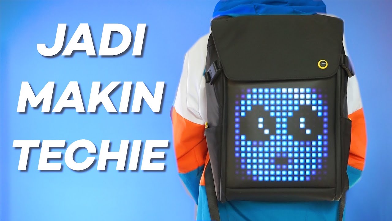 RANSEL LAPTOP & GADGET BUAT KAMU YANG TECHIE | Review Divoom Pixoo Backpack M