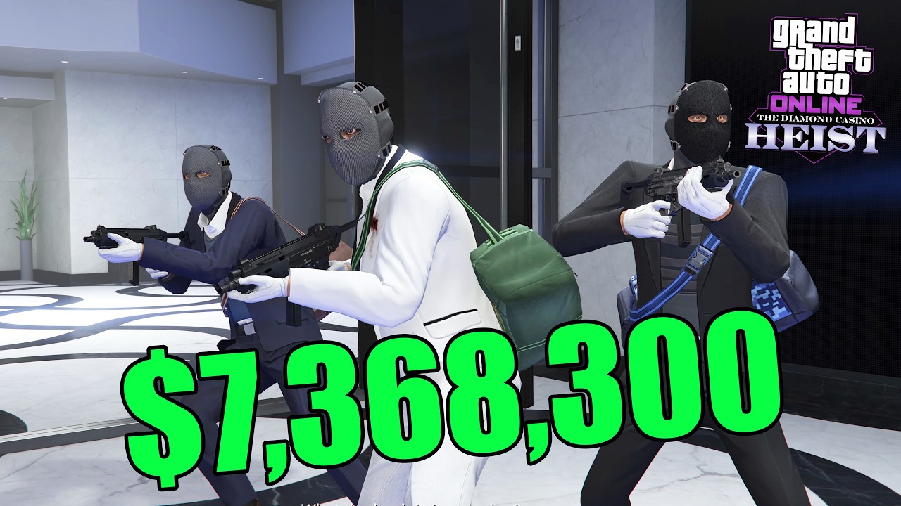 GTA Online Casino Heist - Aggressive Approach Hard $7,368,300