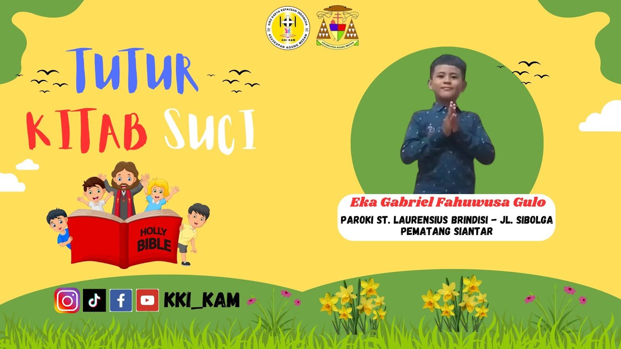 TUTUR KITAB SUCI, MINGGU 31 AGUSTUS 2025 // EKA GABRIEL FAHUWUSA GULO