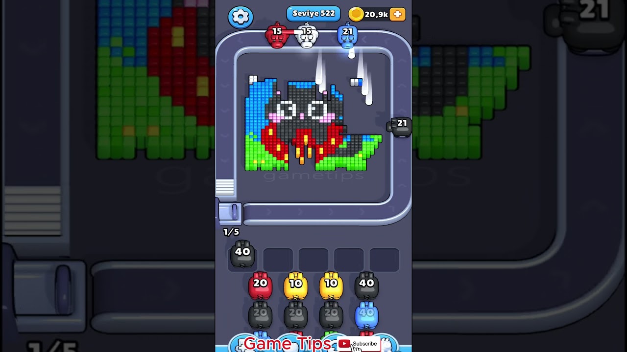 Pixel Flow level 522