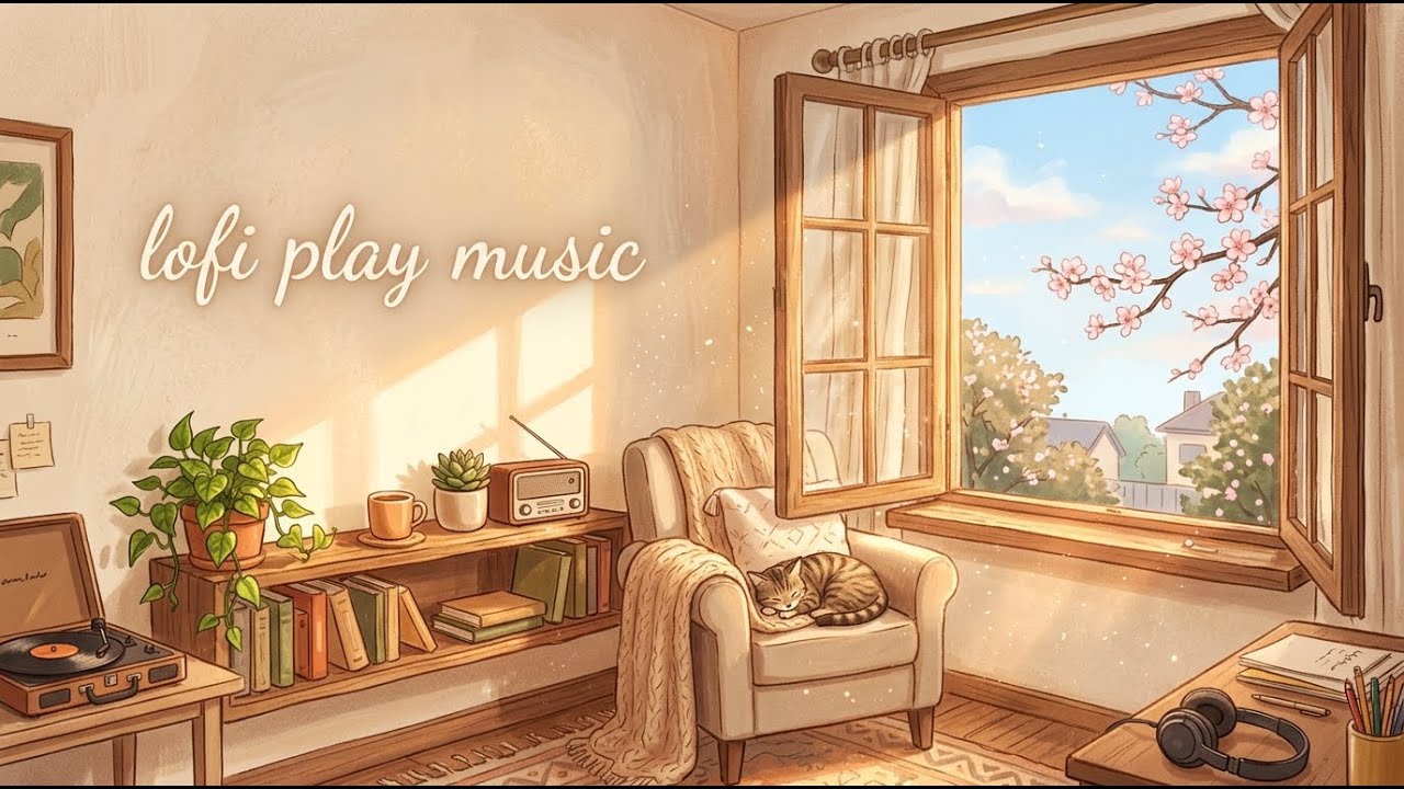 봄바람이 코끝을 스칠 때 🌸 | 설렘과 나른함 사이, 오후의 감성 Lofi R&B