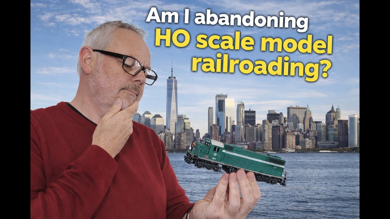 Am I abandoning HO scale model railroading?