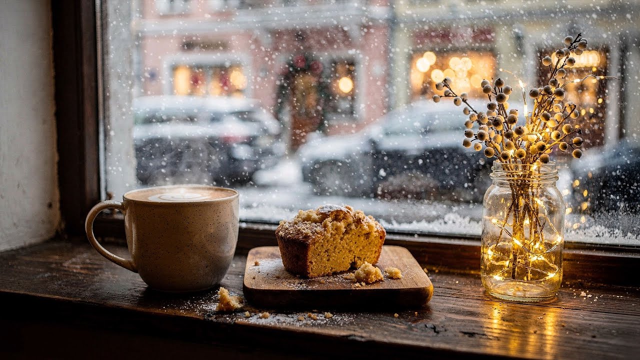 Winter Jazz | Smooth Jazz Instrumental ☕ Calm Piano Jazz for Stress Relief, Have Fun & Good Mood