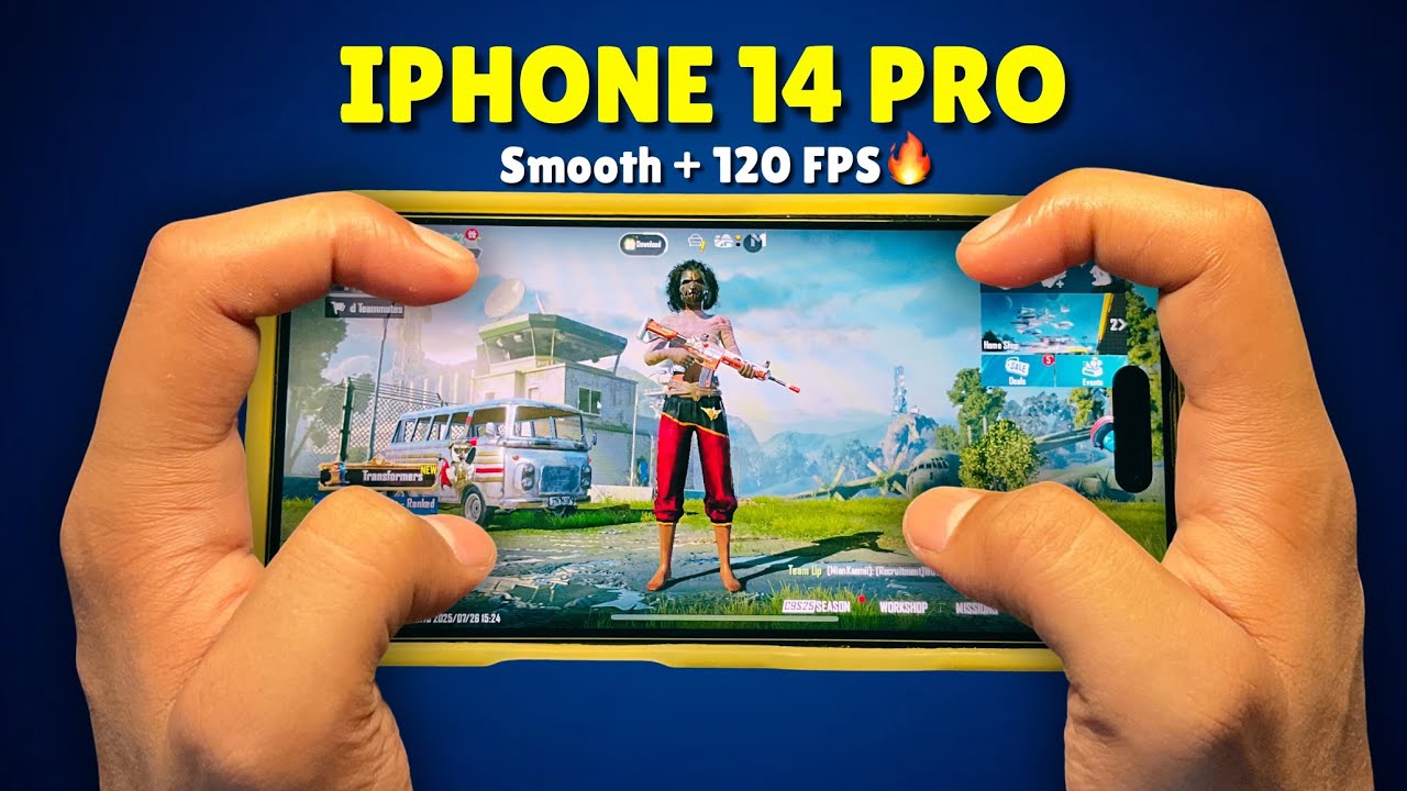 Test Pubg😍 iPhone 14 Pro Best Gameplay in 2025 | Handcam PUBG MOBILE #pubgtest #pubgmobile 