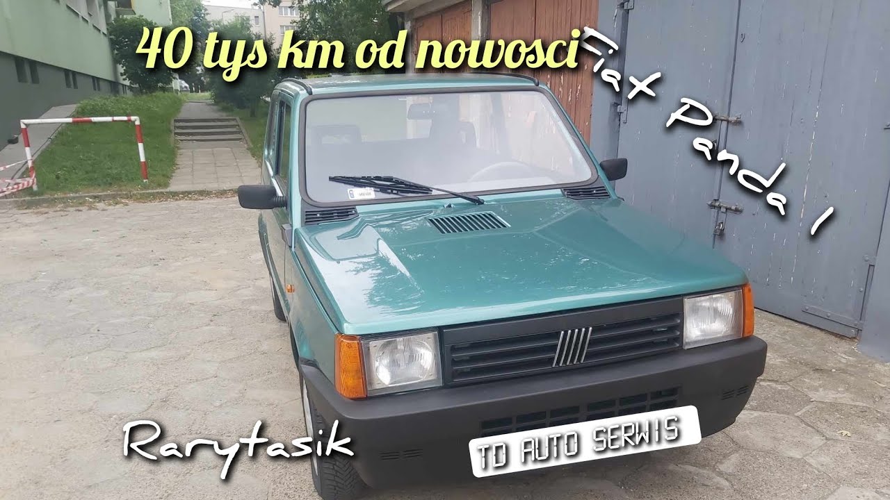 Ale RARYTAS mi się trafił ! Fiat PANDA 1 generacji , zgadnijcie który to rok?