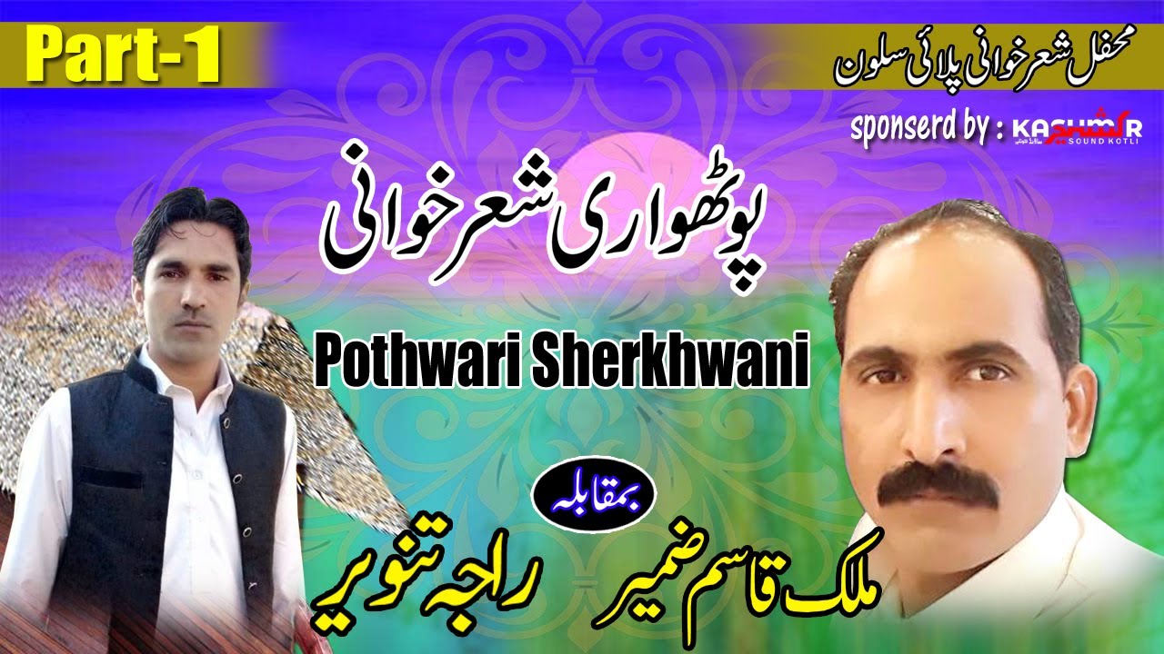 Qasim Zameer Malik vs Raja Tanveer - Pothwari Sher Khwani | Palai Saloon Nakyal Program Part - 1