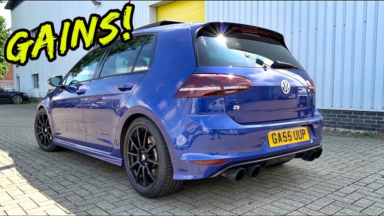 THE 500BHP GASSED UP GOLF R GETS GAINS!!