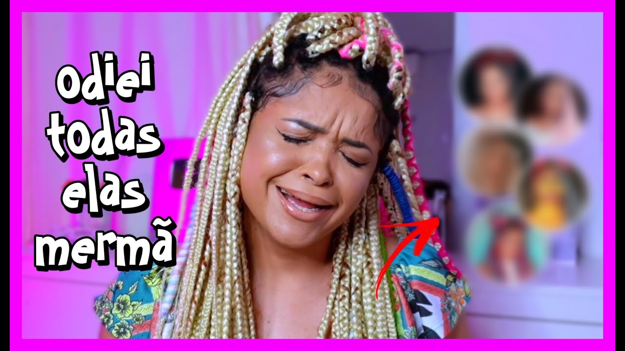 💛 05 TRANÇAS QUE EU FIZ E ODIEI 🤡  #tranças #BoxBraids #SeInscreva