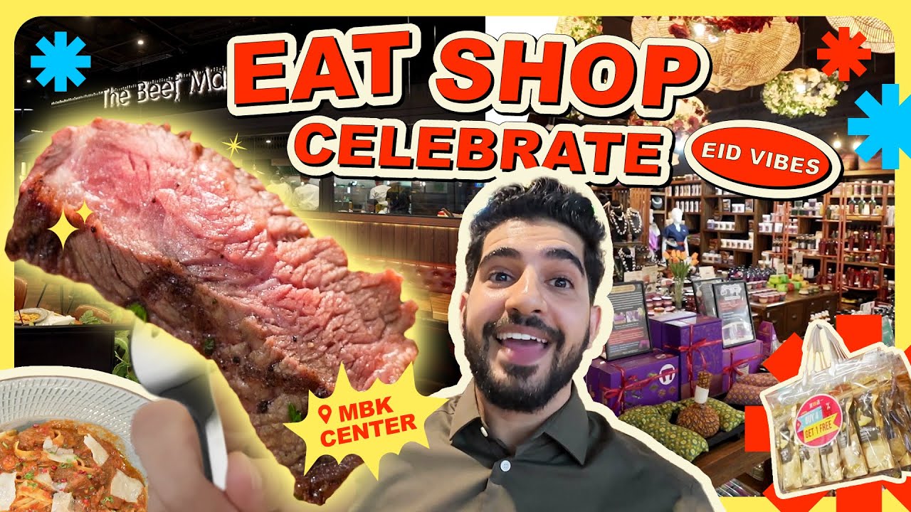 Halal Food & Shopping at MBK Center Bangkok | Souvenirs & Free Gifts 2025