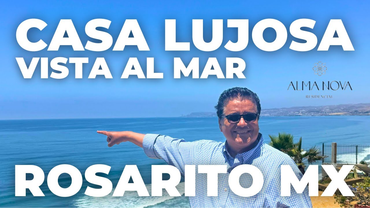 Casa lujosa frente al mar, nuevo desarroyo en Rosarito