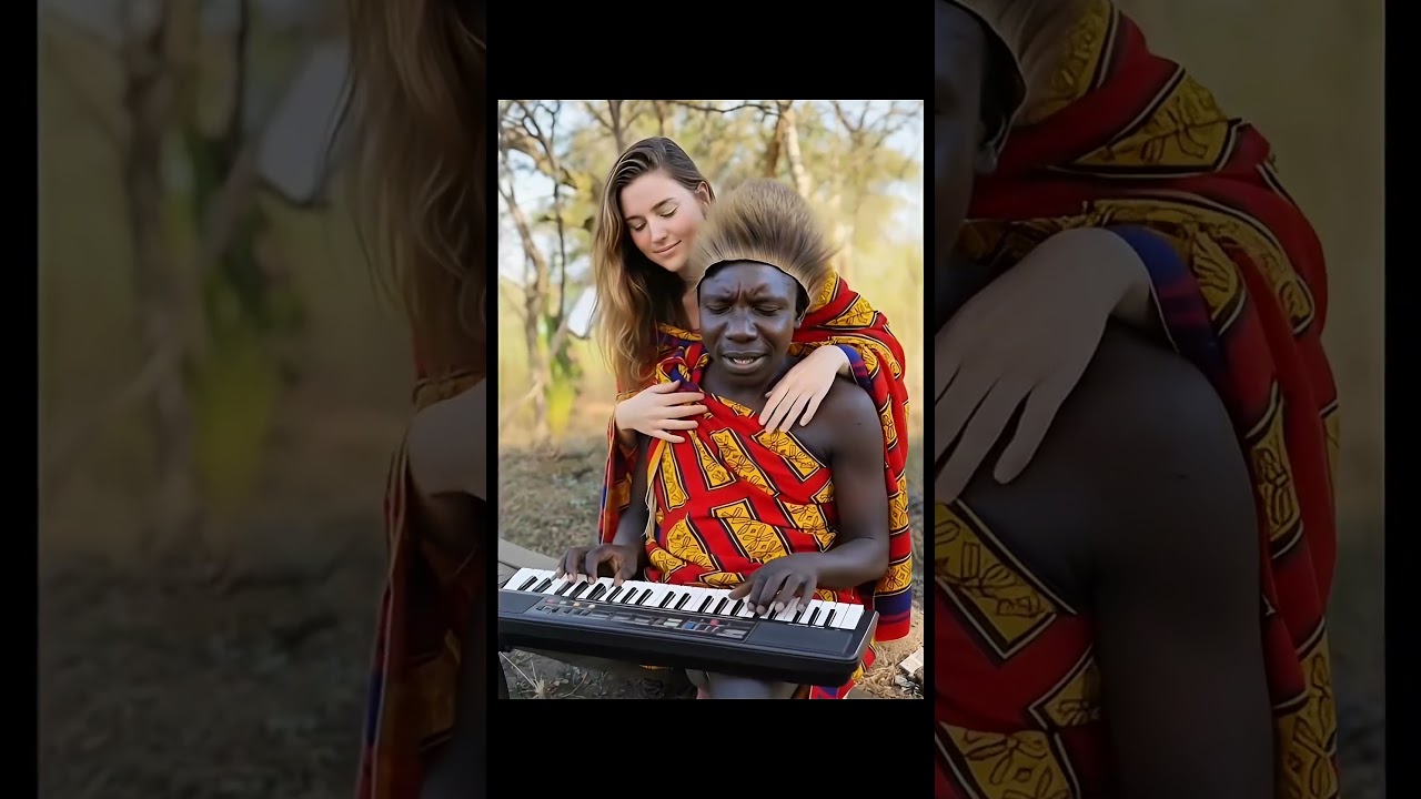 Chaba is playing piano 🎹 😍 ♥️ 