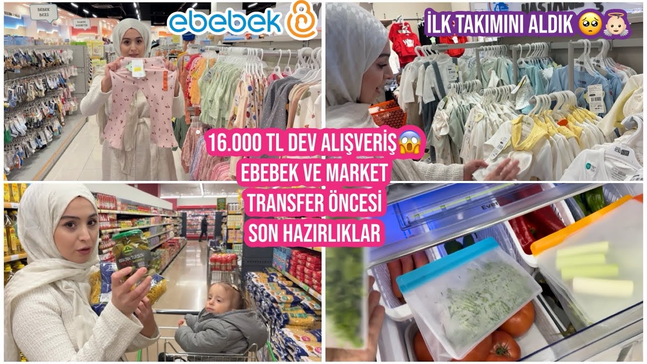 16.000 TL DEV ALIŞVERİŞİMİZ 😱, TRANSFER ÖNCESİ SON HAZIRLIKLAR, DOLAPLARI DOLDURDUK