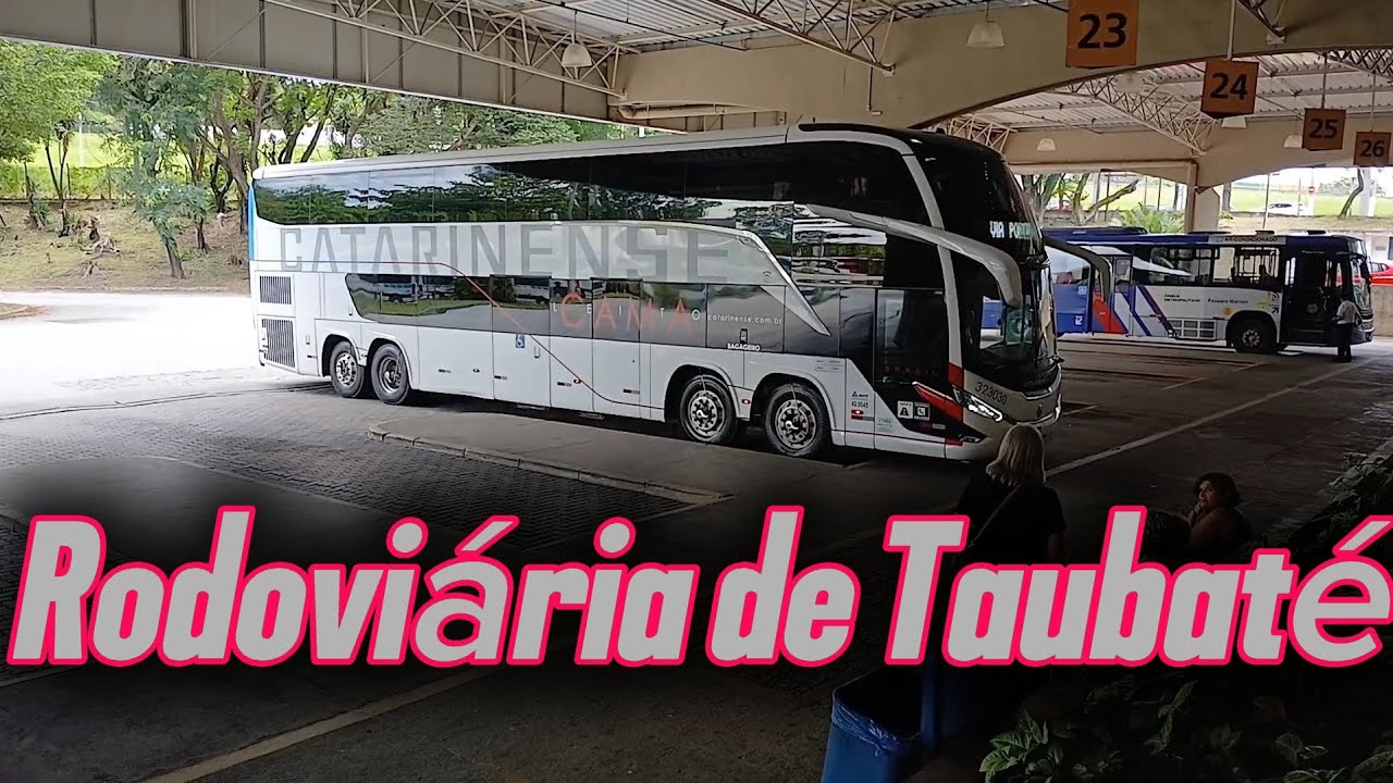 Movimentação de ônibus - Rodoviária de Taubaté - Viação Pássaro Marrom a todo vapor 