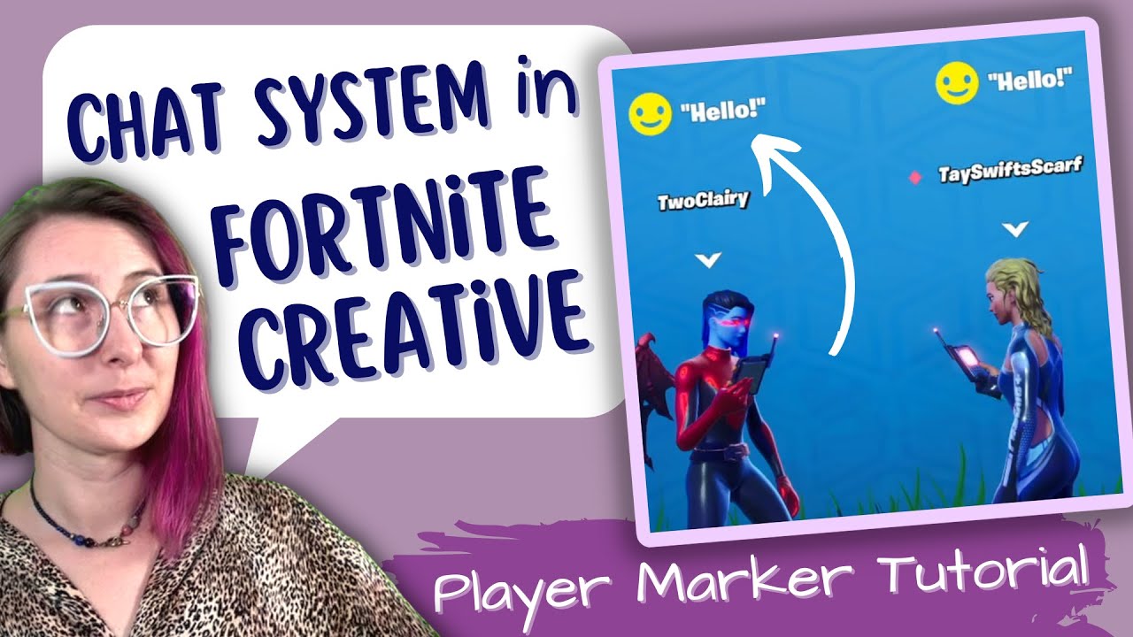 Create a Chat in Fortnite Creative - Player Marker Tutorial