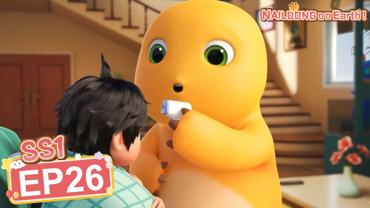 Nailoong becomes a caregiver for a day 🤒🌡️🛏️ | Xiaoqi is sick | EP26