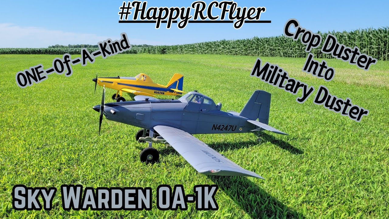 Sky Warden OA-1K (One-Of-A-Kind) #SkyWarden#CropDuster#CustomRC#RCPlane#Military#SpecialOperations