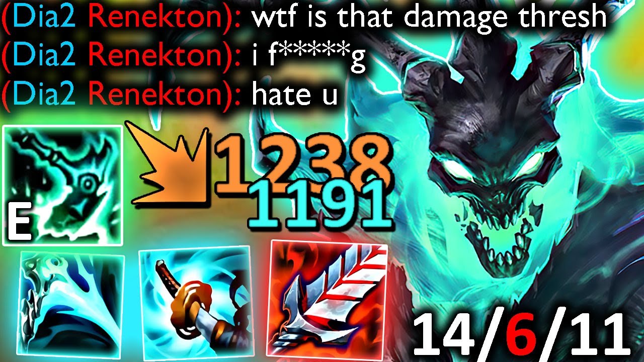 CRIT THRESH IS SO BROKEN.. THAT DIA2 RENEKTON LOSES HIS MIND