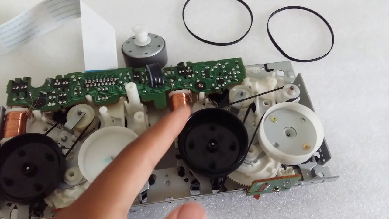Como trocar as correias do tape deck do Sony mhc DX9