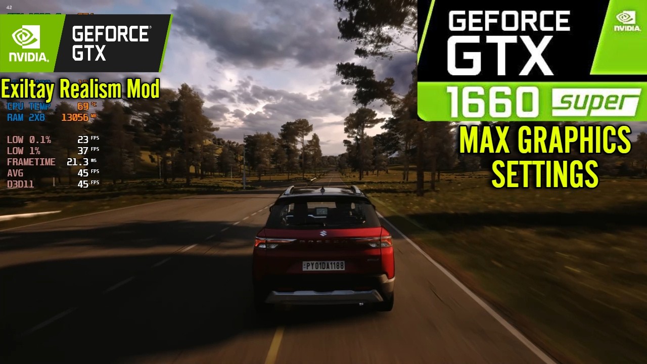 Asseto Corsa : GTX 1660 Super ( Ultra Graphics Mod Benchmark )