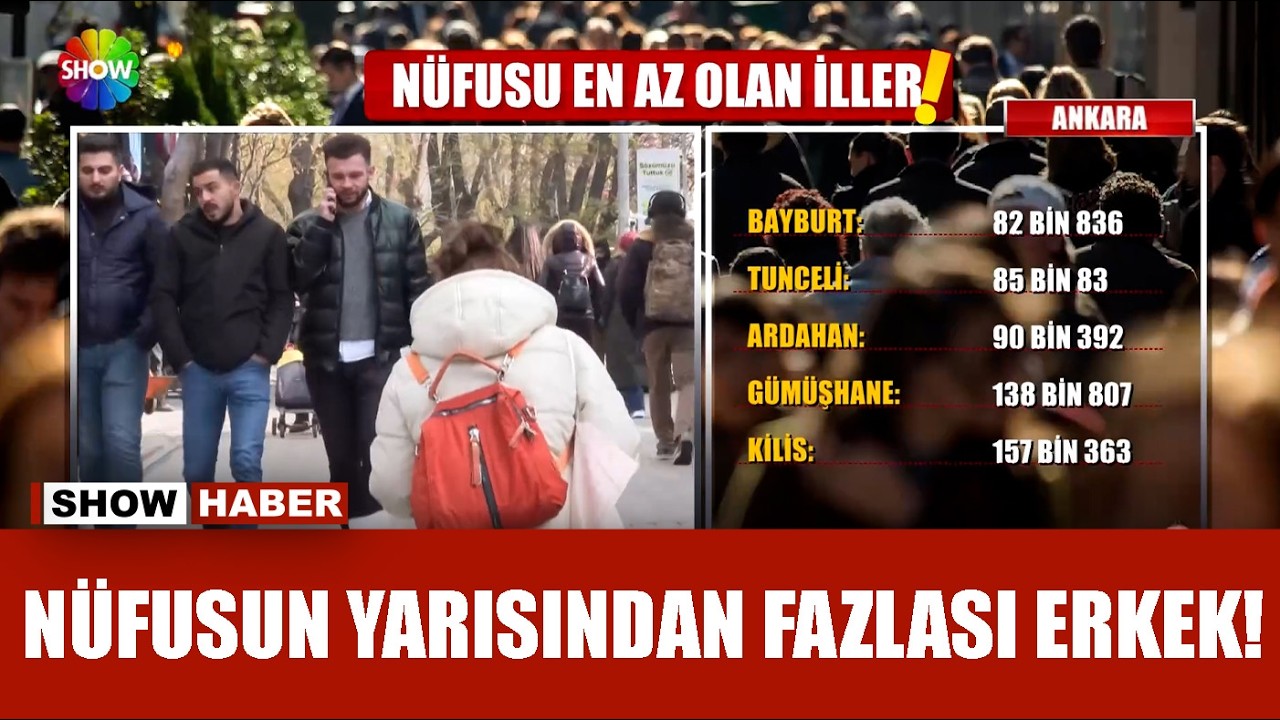 Türkiye'nin nüfusu 86 milyon 92 bin 168!